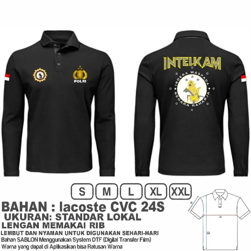 เสื้อโปโล intel ล่าสุด แขนยาว/ขุด/อินเทลคัม