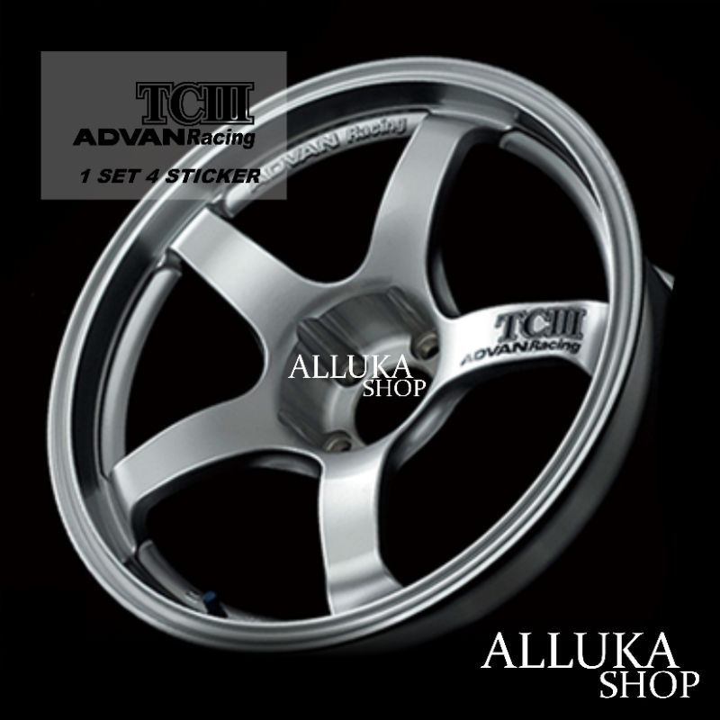 สติ๊กเกอร์ขอบรถยนต์. สติ๊กเกอร์ขอบ Advan tc3