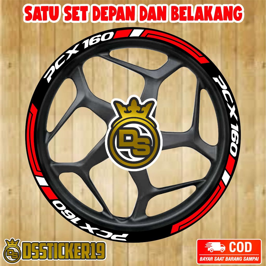 HONDA PCX 160 NEW DESIGN RIM STICKER PCX 160 มอเตอร์ไซค์ RIM STICKER