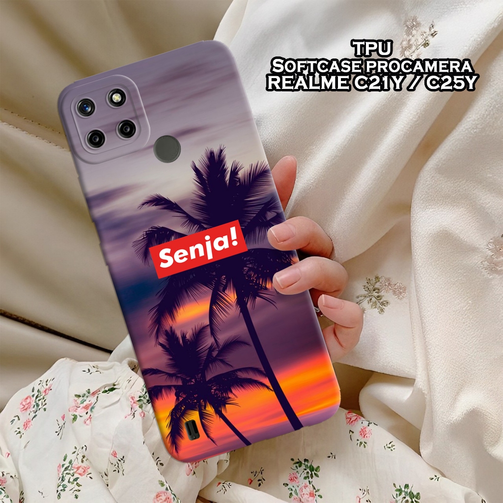 เคส HP ล่าสุด Realme C21Y / C25Y - เคส Leviora - เคสแฟชั่น Senja - Realme C21Y / C25Y Softcase - เคส