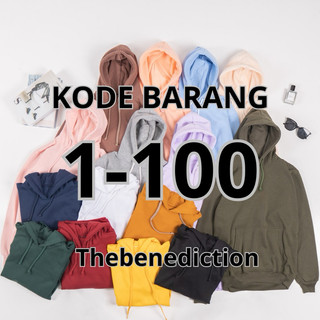 JAKET HOODIE PREMIUM PRIA/WANITA KHUSUS LIVE KODE BARANG 1 - 100