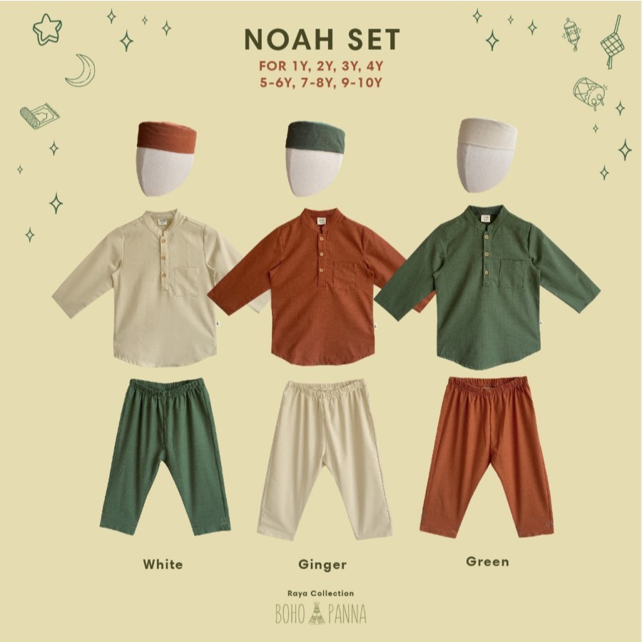 BOHOPNA - RAYA COLLECTION - NOAH SET 3-4Y