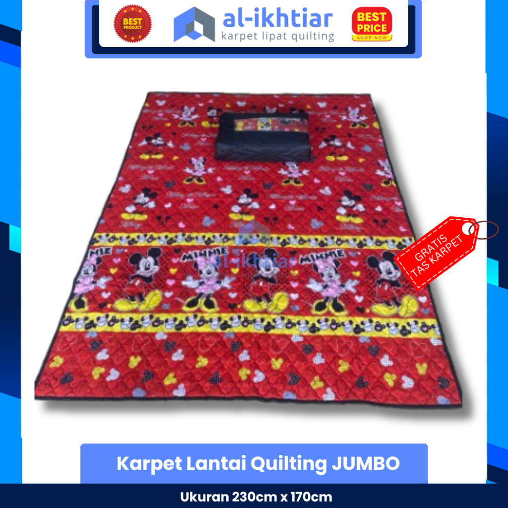 พรมพับควิลท์ปักจัมโบ้ JM09 Aesthetic Character Motif สบาย เหมาะสําหรับบรรยากาศ Gathering Size: 230x1