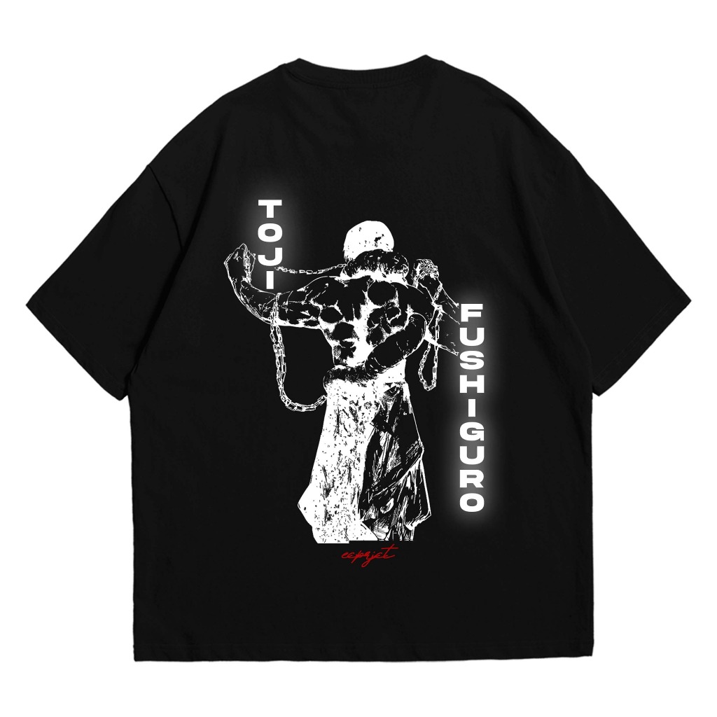 [REFLECTIVE VERSION] TOJI JUJUTSU KAISEN REFLECTIVE VERSION T-SHIRT - OVERSIZE COTTON COMBED