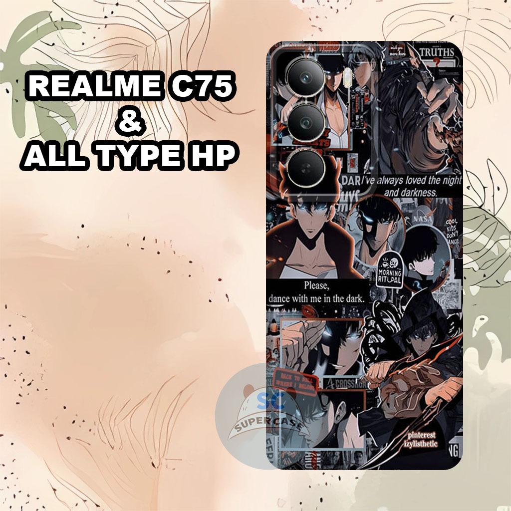 เคสโทรศัพท์ HP Q12 สําหรับ REALME C75 ใหม่ล่าสุด 2024 | SL MOTIF | ปลอกยางยืดหยุ่น