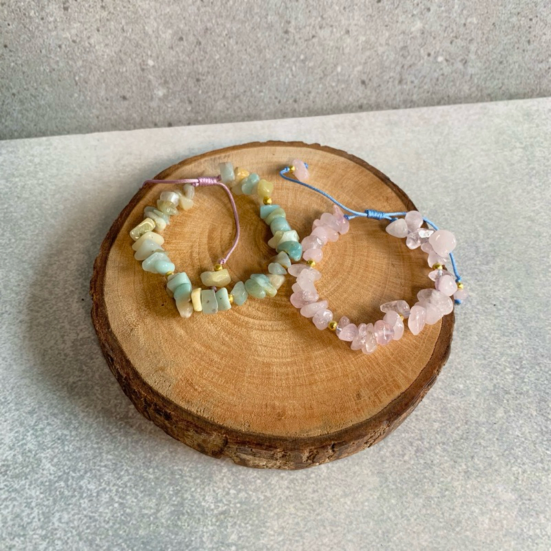 PASTEL STONE BEAD BRACELET FRIENDSHIP COUPLE FRIENDSHIP BRACELET