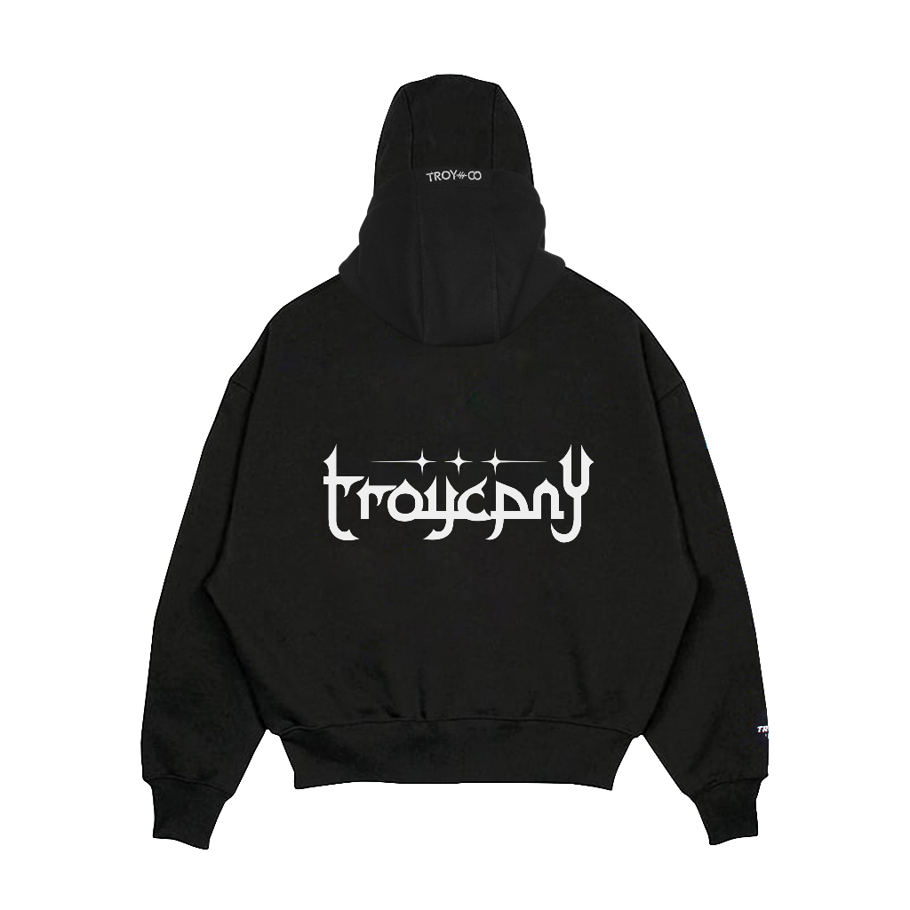 Troy Company Hoodie Zipper Balaclava Black Kochvim - Hoodie Zipper Ninja Balaclava Black ZBH 2893