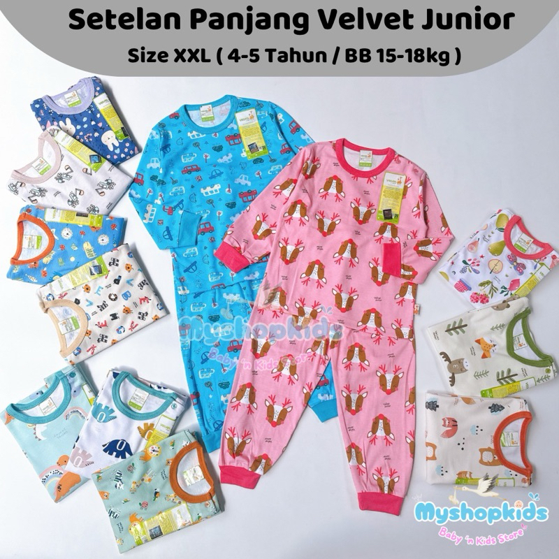 (LENGTH SIZE XXL) ชุดชุดนอนตัวยาวสําหรับเด็ก 4-5 ปี