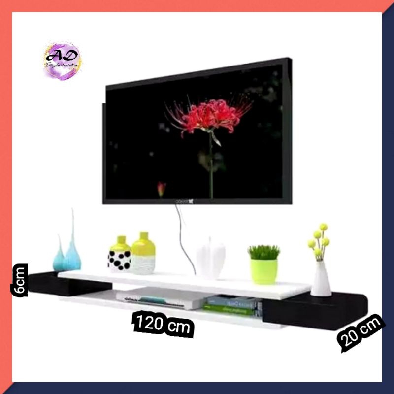 TV TABLE MULTIPURPOSE TV RACK L.120cm W. 20 ที. 10