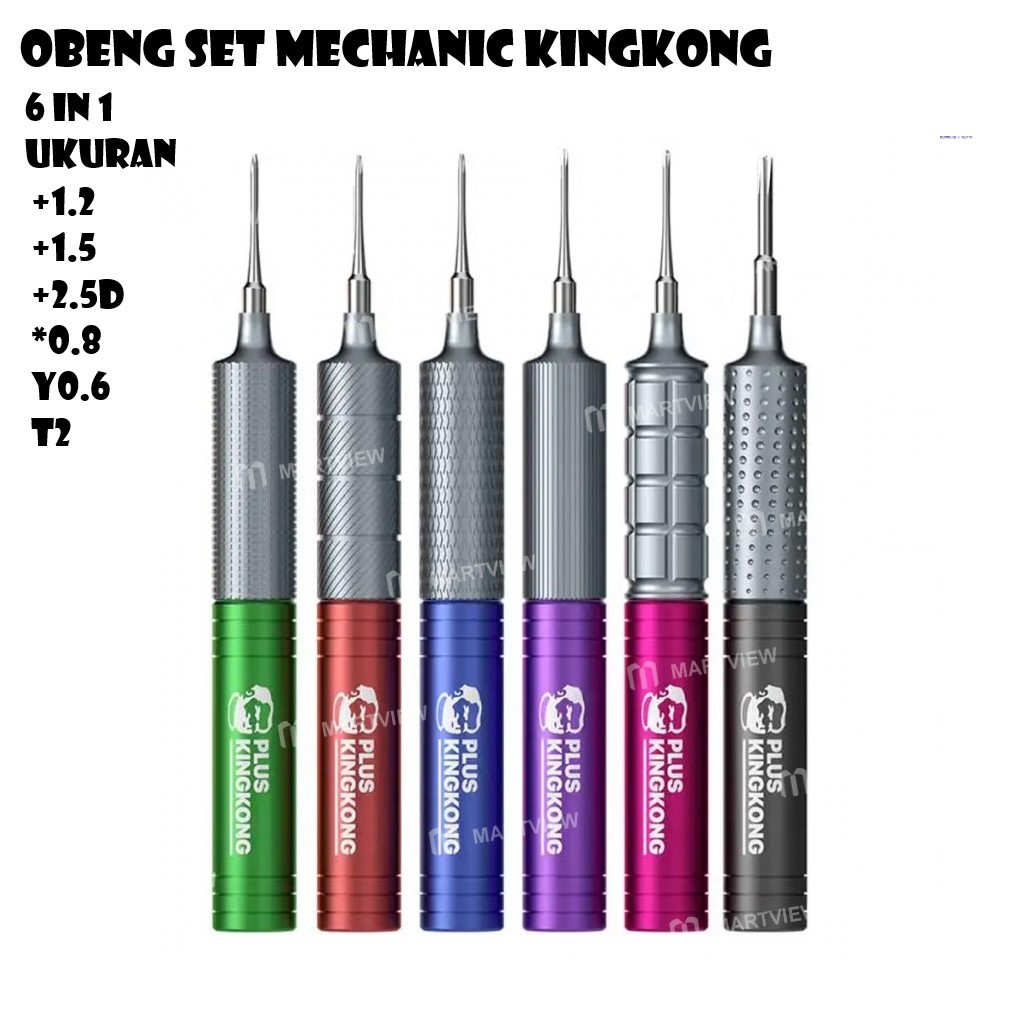 ชุดไขควง MECHANIC KING KONG PLUS 6 IN 1 MORTAR เดิม