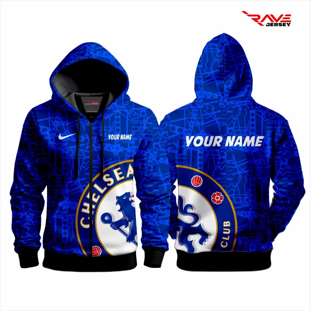 Chelsea FULL PRINTING SUBLIMATION CUSTOM FOOTBALL CLUB JACKET (DESIN SUKA)