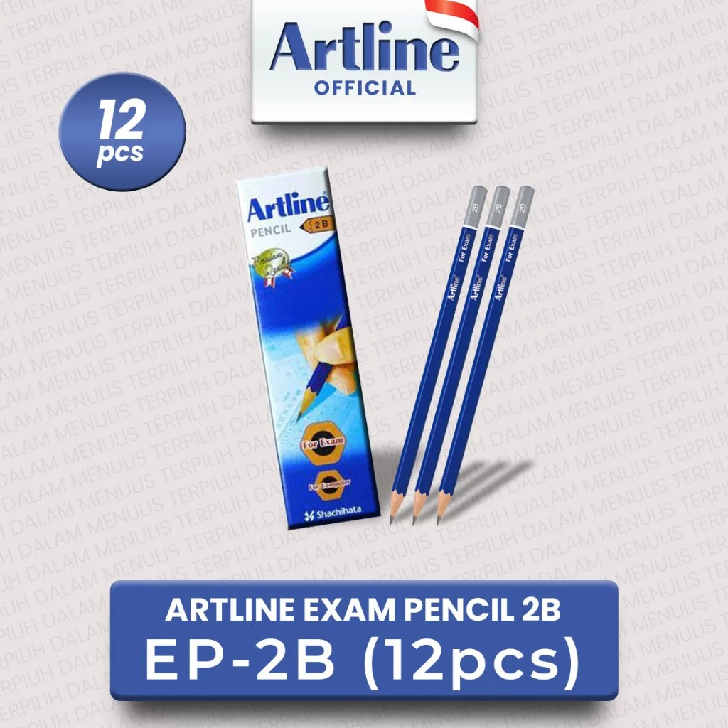 (LIVE) ดินสอสอบ ARTLINE 2B EP-2B 12ชิ้น/ 1โหล2