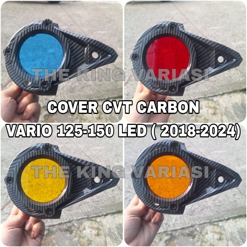 Carbon VARIO 125-150 LED CVT COVER 2018-2024 / CARBON VARIO 125 CVT COVER / CARBON VARIO 150 LED CVT