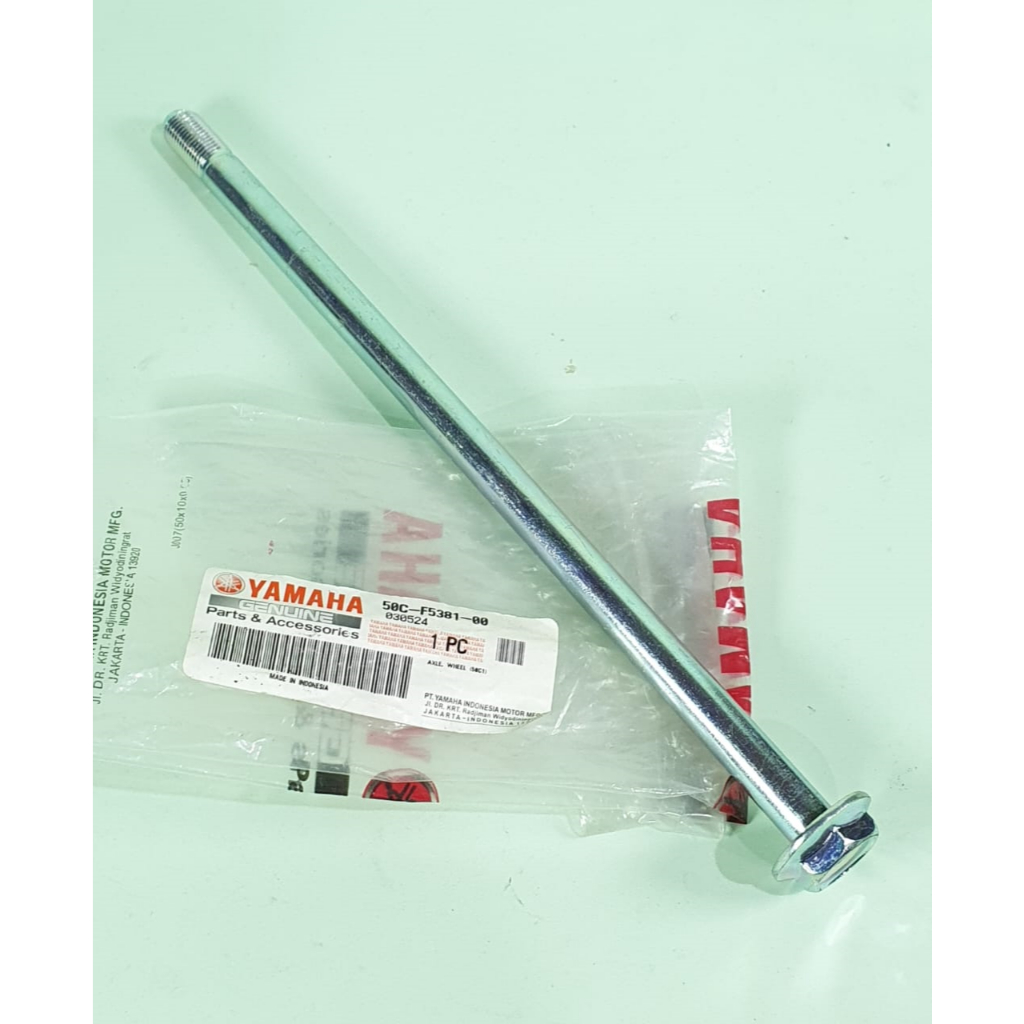 50C-F5381 REAR AXLE BLK ใหม่ JUPITER MX DISC 2010-2013 ORIGINAL YAMAHA