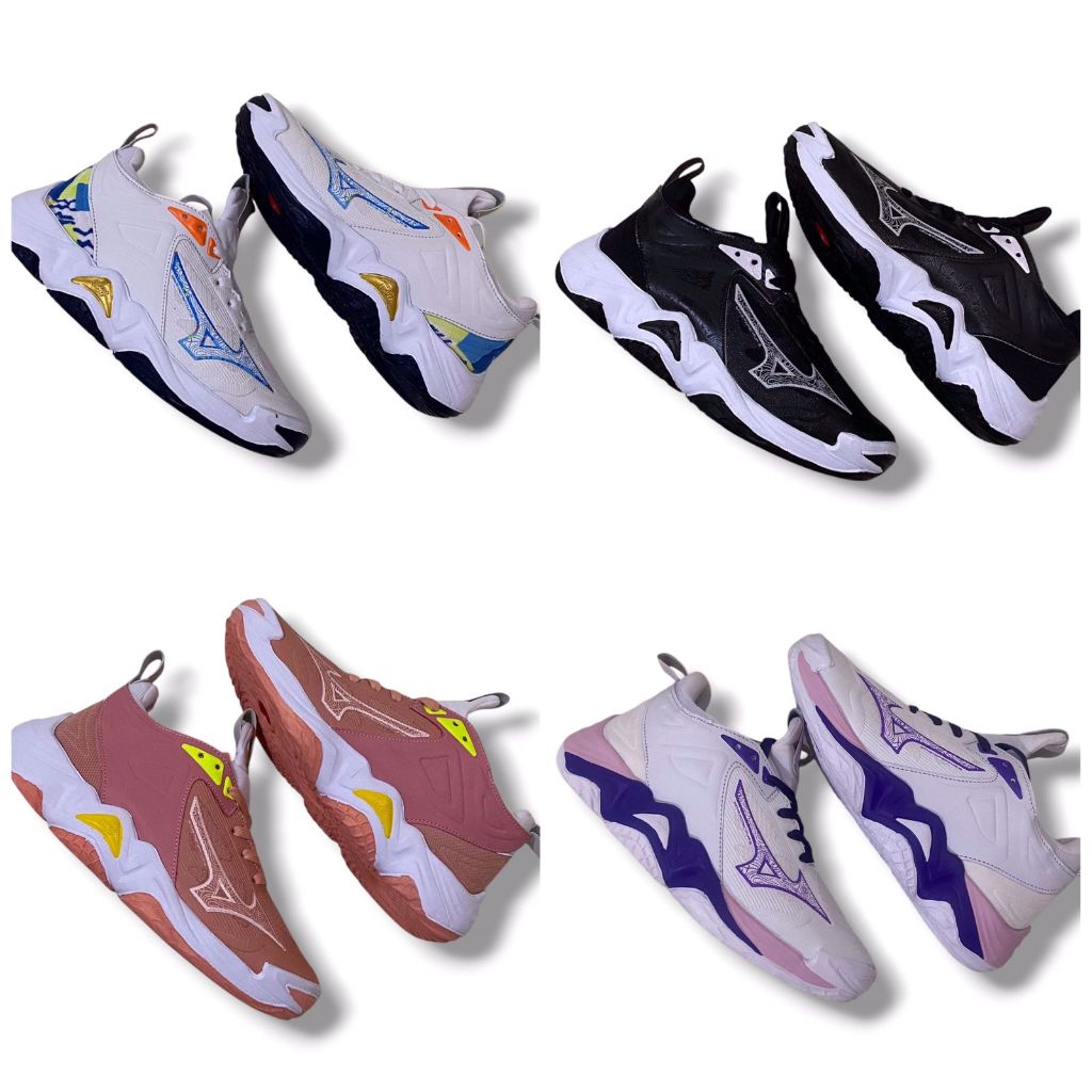 รองเท้าผู้หญิง VOLLY SHOES MIZUNO WAVE MOMENTUM VOLLEYBALL SHOES สําหรับผู้หญิง
