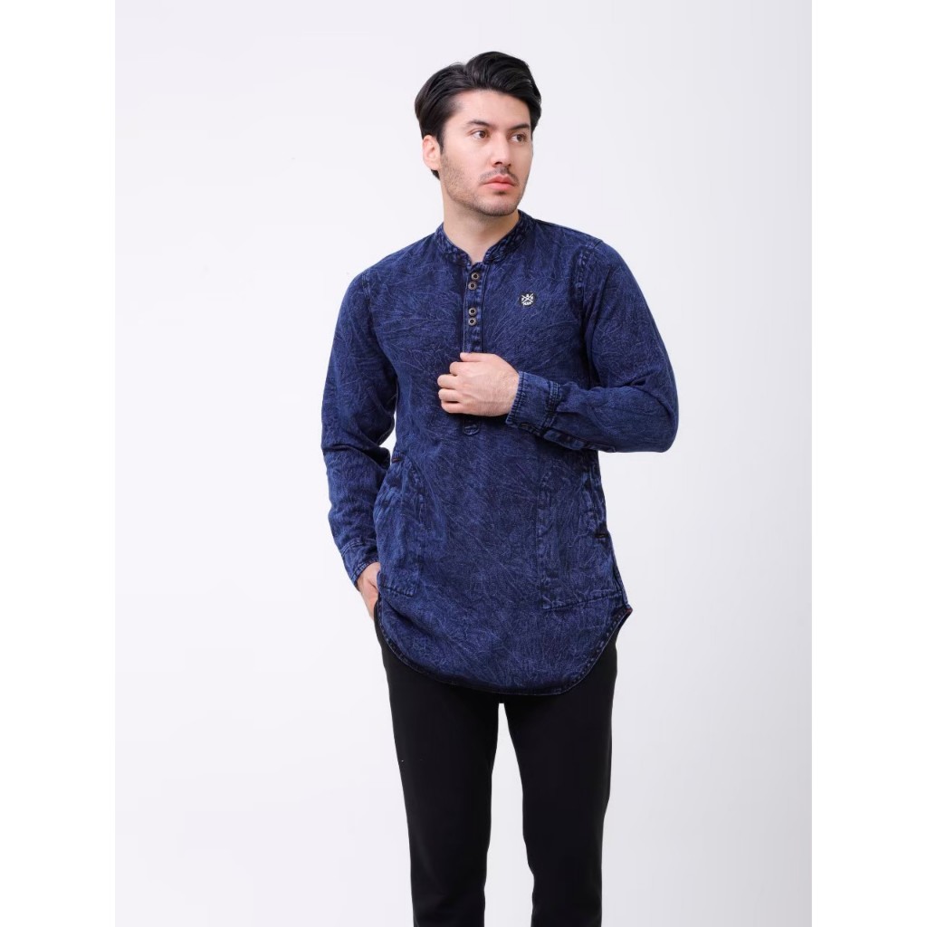 Okko kurta Dennim senwash koko pakistan original PROGRESS MAN / เสื้อผ้าผู้ชายมุสลิม Dennim