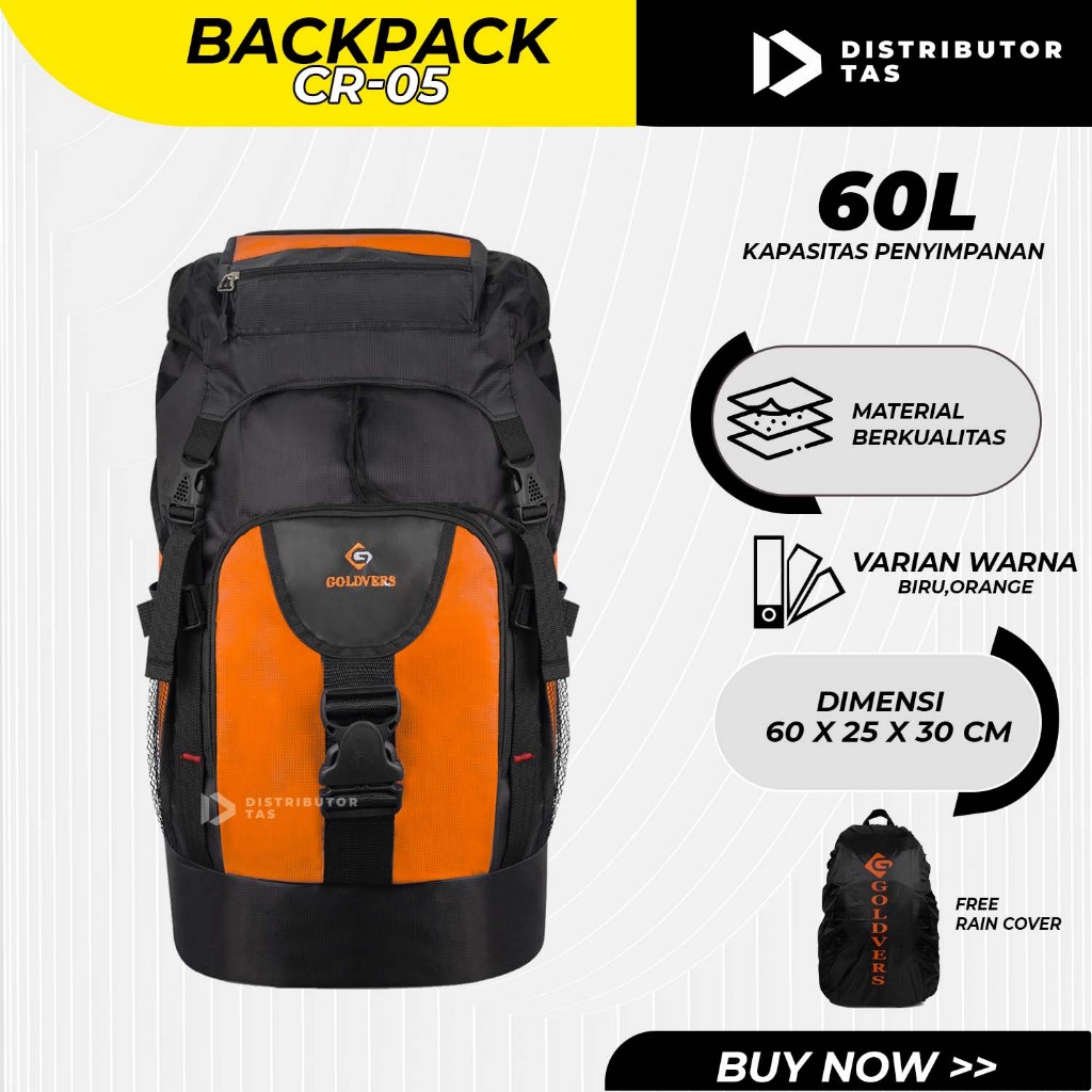 Original Mens BackPack Super Jumbo BackPack 60L Original Mountain BackPack นําเข้ากระเป๋าเดินทางกลับ