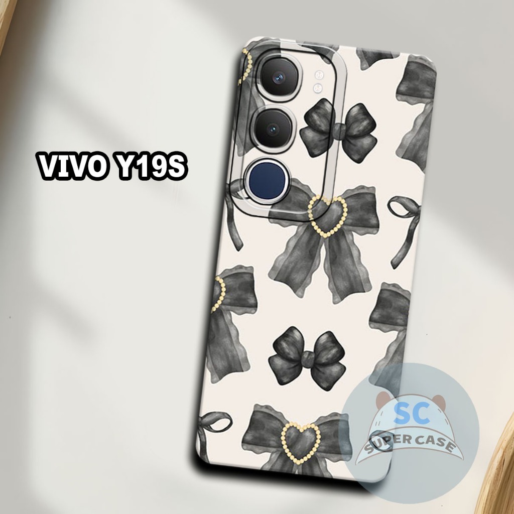 Q7 เคส HP ล่าสุดสําหรับ VIVO Y19S | ริบบิ้น MOTIF| ปลอกยางยืดหยุ่น