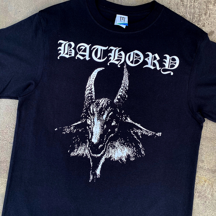 เสื้อยืด KATUN BATHORY - GOAT | วง | วินเทจ | BUILDUP | ผ้าคอตตอน