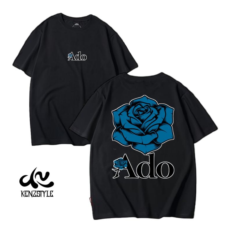 ดอกไม้ Ado สัญลักษณ์ดอกไม้ Ado Utaite Jpop Jrock เพลง Ost อะนิเมะญี่ปุ่น Ado เสื้อยืด Kenzstyle