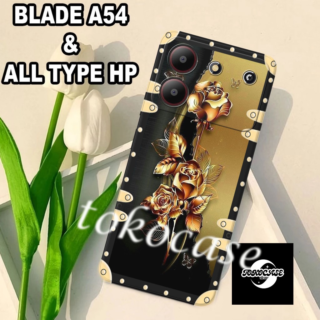 HP Softcase ZTE Blade A54 - กล้อง Case pro - COOL MOTIF - วัสดุยางยืดหยุ่น - ปลอก ZTE Blade A54 - ซิ