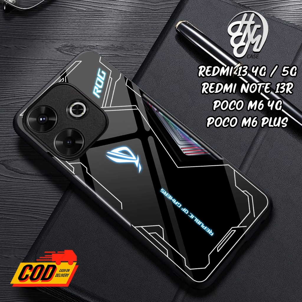 HP Redmi 13 4G/5G / NOTE 13R / Poco M6 4G / M6 PLus เคสโทรศัพท์ล่าสุด - เคสแฟชั่น Esport เคสแข็ง Sof