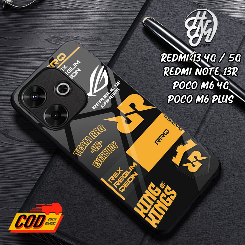 HP Redmi 13 4G/5G / NOTE 13R / Poco M6 4G / M6 PLus เคสโทรศัพท์ล่าสุด - เคสแฟชั่น Esport เคสแข็ง Sof