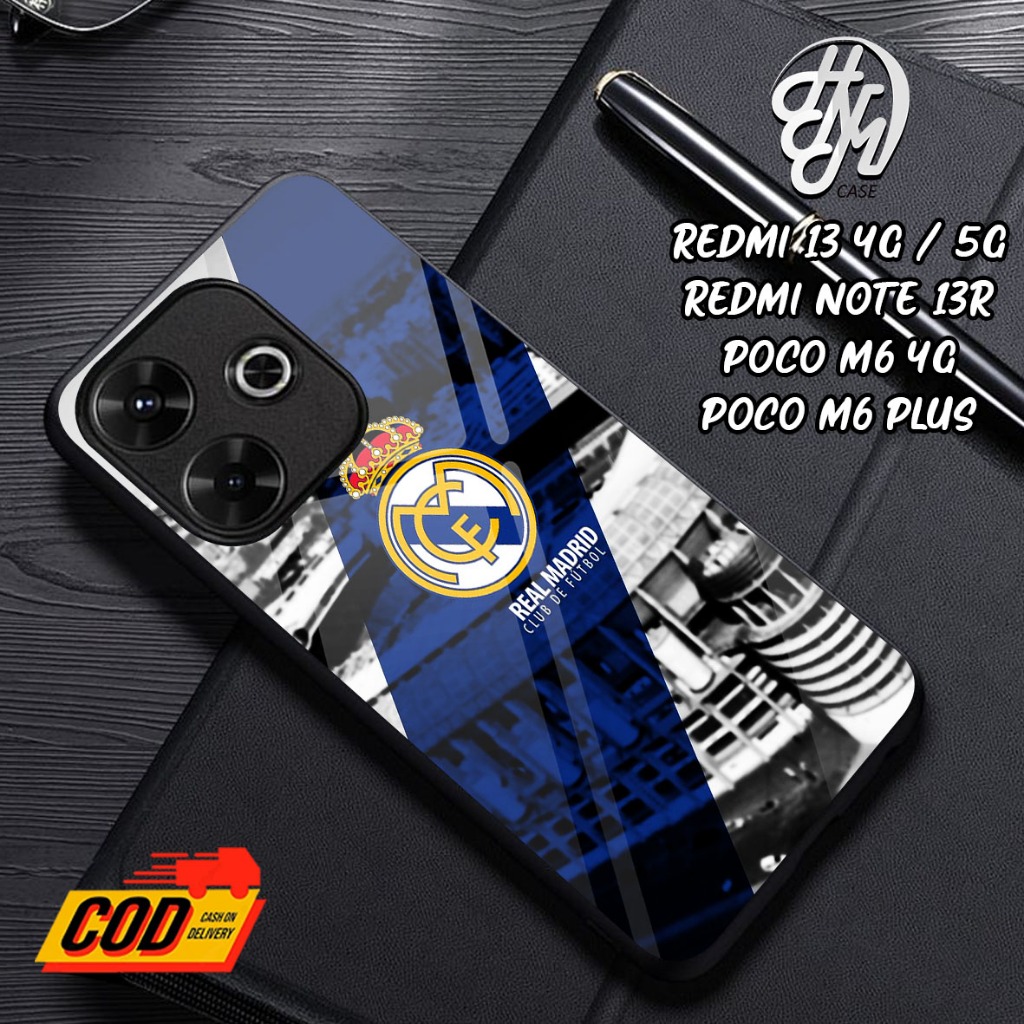 Redmi 13 4G/5G / NOTE 13R / Poco M6 4G / M6 PLus เคสโทรศัพท์ล่าสุด - เคสแฟชั่น Club Bola Case Hardca