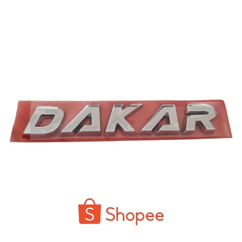 Mitsubishi New Pajero Sport Dakar Emblem/Pajero Sport Emblem/สัญลักษณ์ Dakar ด้านหลัง/สัญลักษณ์ Daka