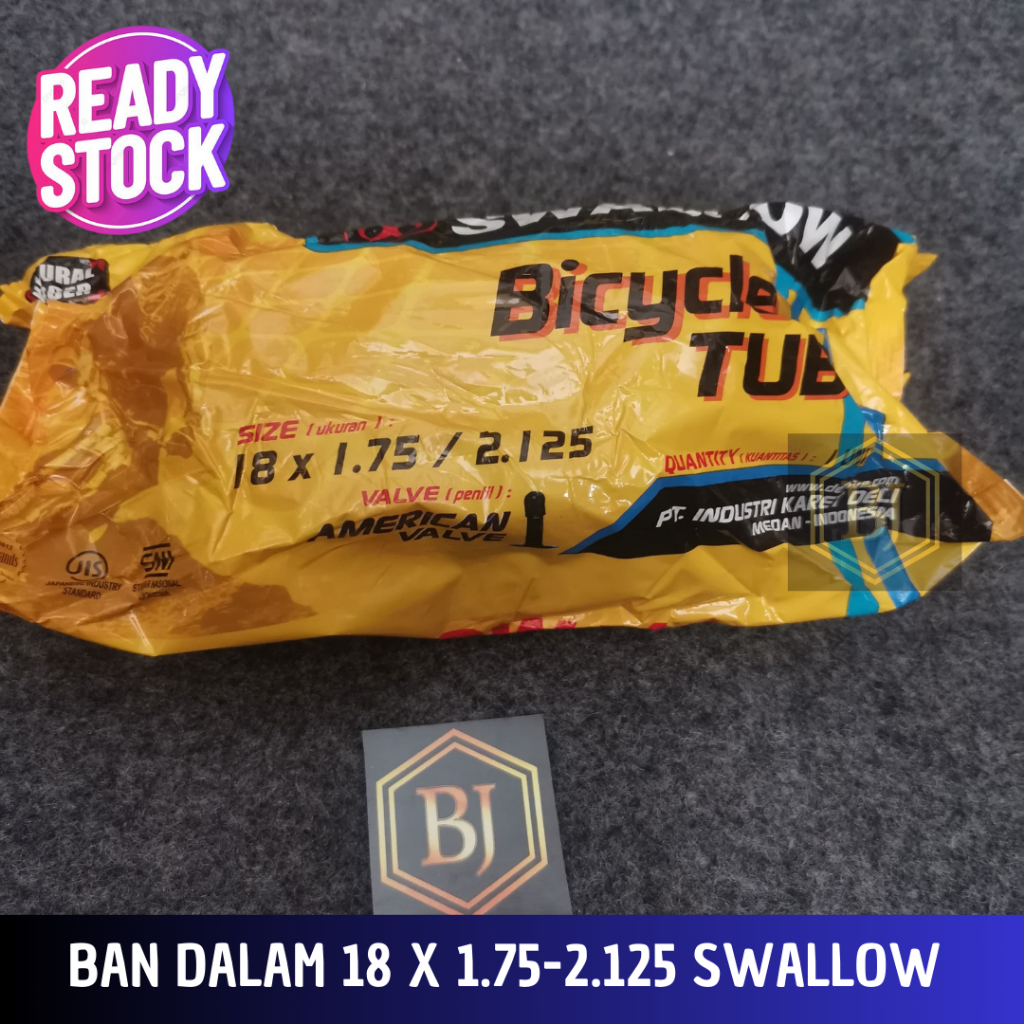 ยางในจักรยาน BMX ขนาด 18x175/2125 นกนางแอ่น / 18 x 1.75 / 2.125 Mini BMX Bike Inner Tube. วาล์วมอเตอ