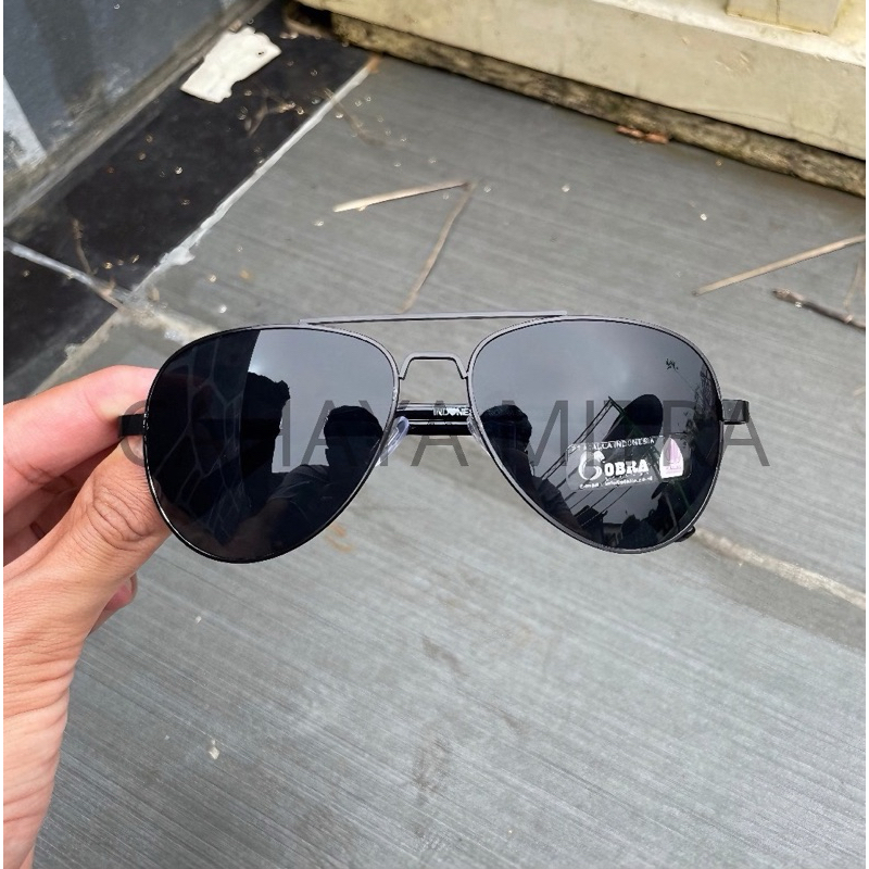 SD 069 Mens PILOT AVIATOR GLASSES BLACK และ BROWN BLACK PILOT AVIATOR GLASSES BLACK COBRA GLASSES สํ