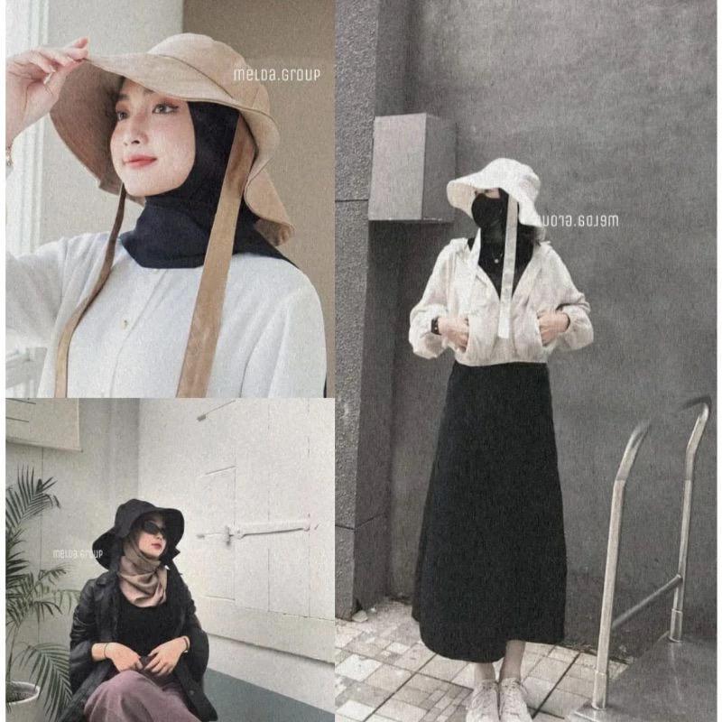 NEWEST WOMENS WIDE BUCKET HAT หมวกผู้หญิง หมวกใหม่ล่าสุด