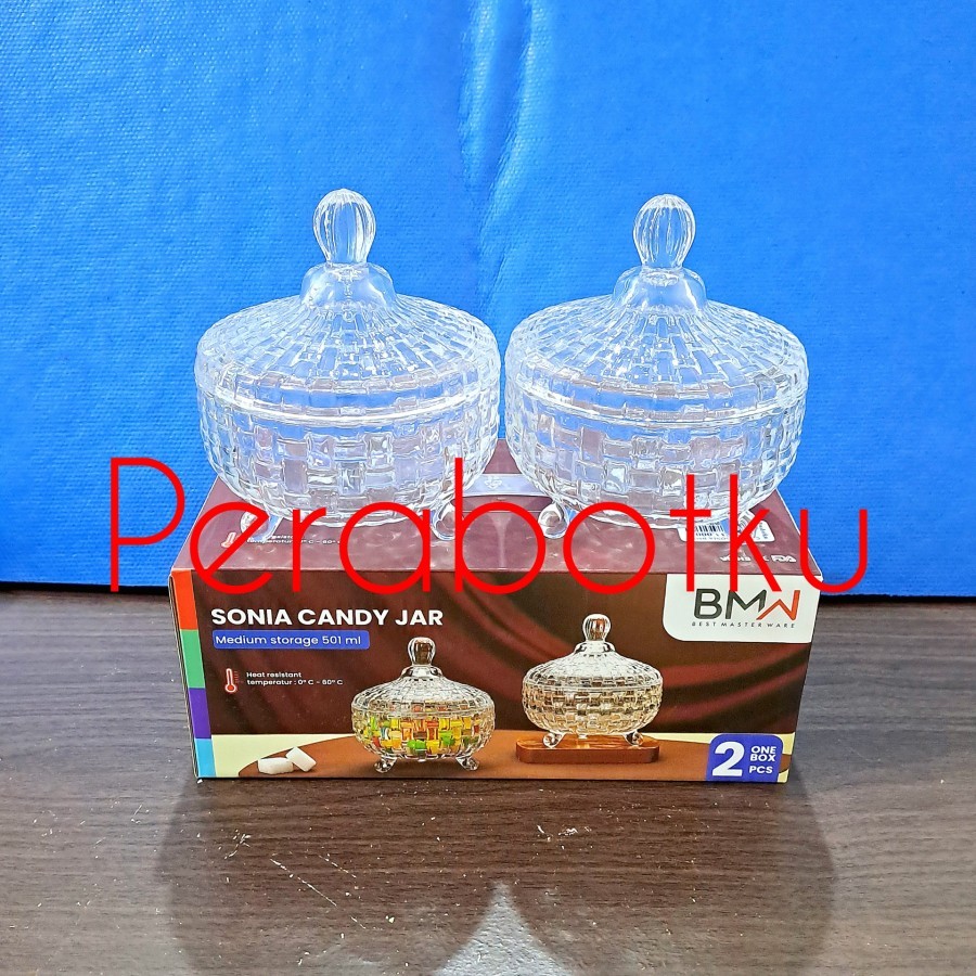 Sonia Candy Jar ชุด BMW / ขวดแก้วคริสตัล / ขวดขนมแก้วคริสตัล