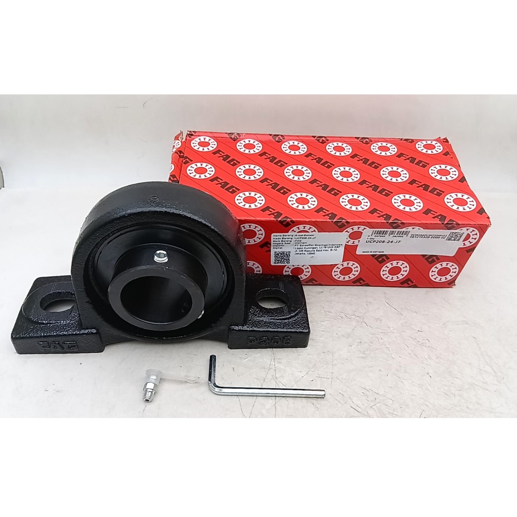 PILLOW BLOCK BEARING UCP208-24 FAG AS 1.12 INCH UCP 208-24