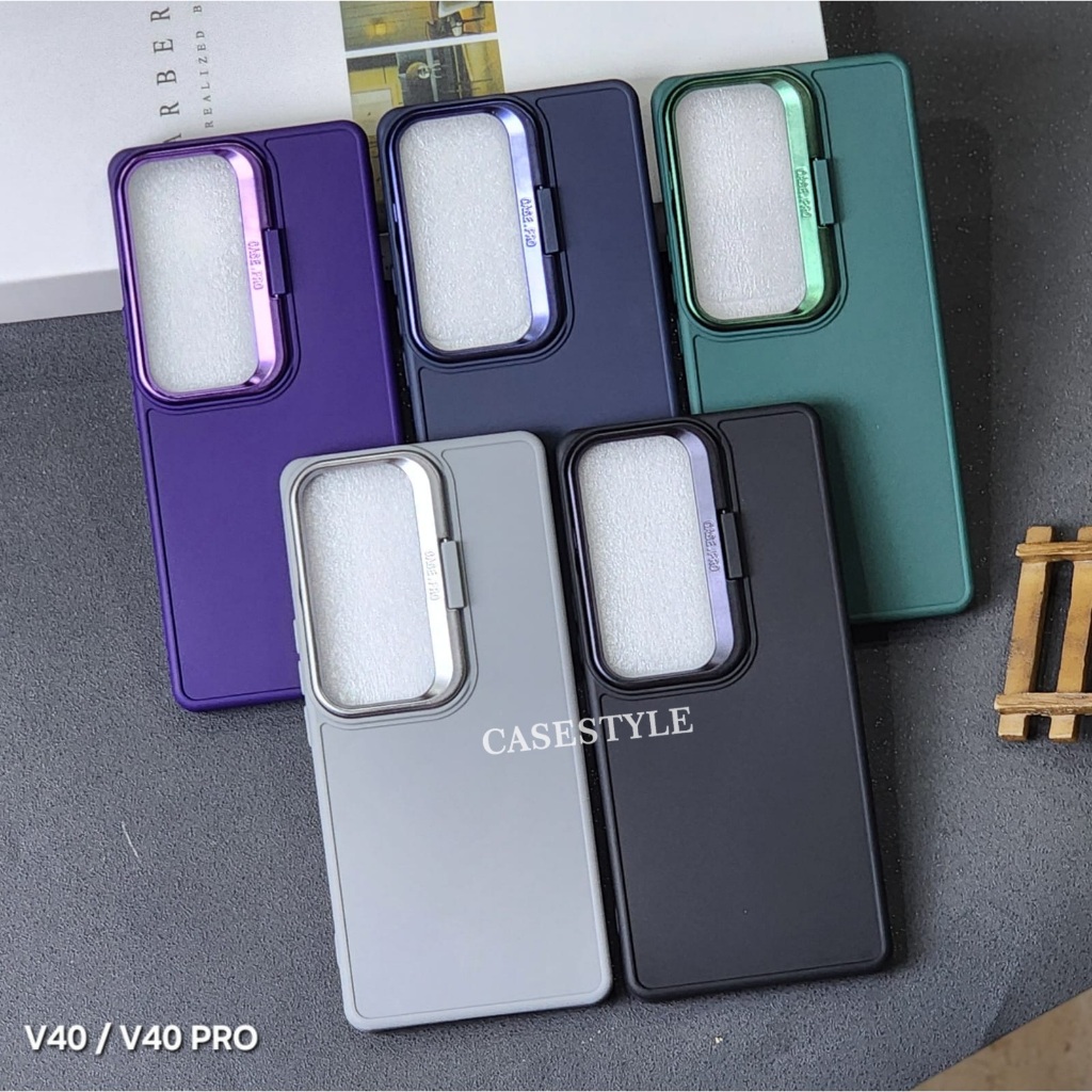 เคส Vivo V40 5G Vivo V40 Pro Vivo V40 Lite Softcase Standing Ring Camera - Casestyle
