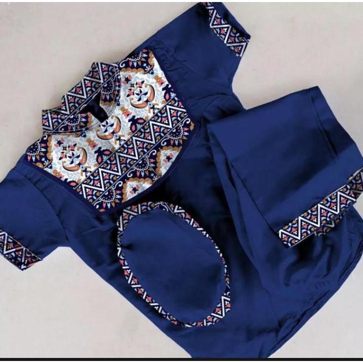 Katun ครุฑ BATIK KOKO SET/BOYS MUSLIM CLOTHES COTTON MATERIAL สําหรับ AGES 1-10 ปี