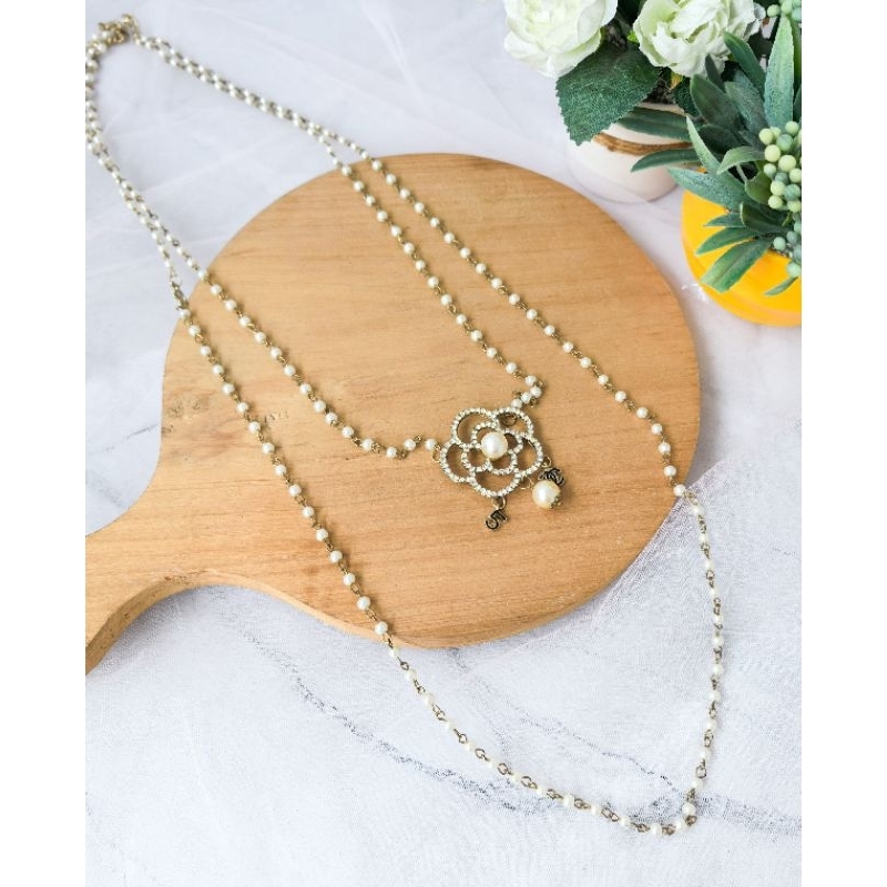 สร้อยคอมุกยาว - npr230463