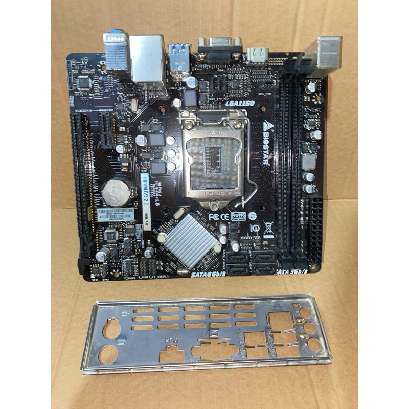 เมนบอร์ด mobo h81 ซ็อกเก็ต 1150 ยี่ห้อ Biostar ad ซ็อกเก็ต HDMI