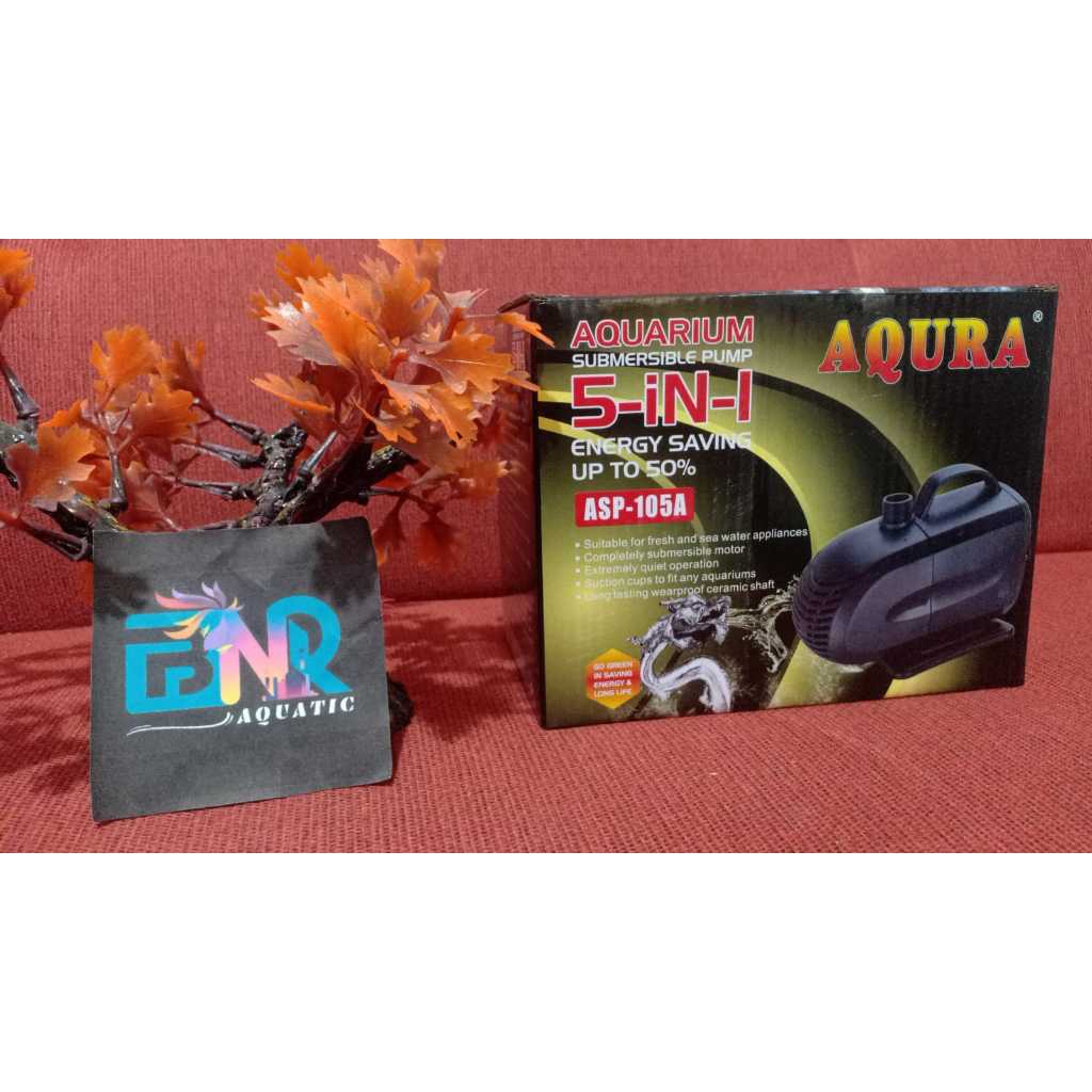 MESIN AQURA ASP 105A เครื่องปั๊มน้ําสีดํา