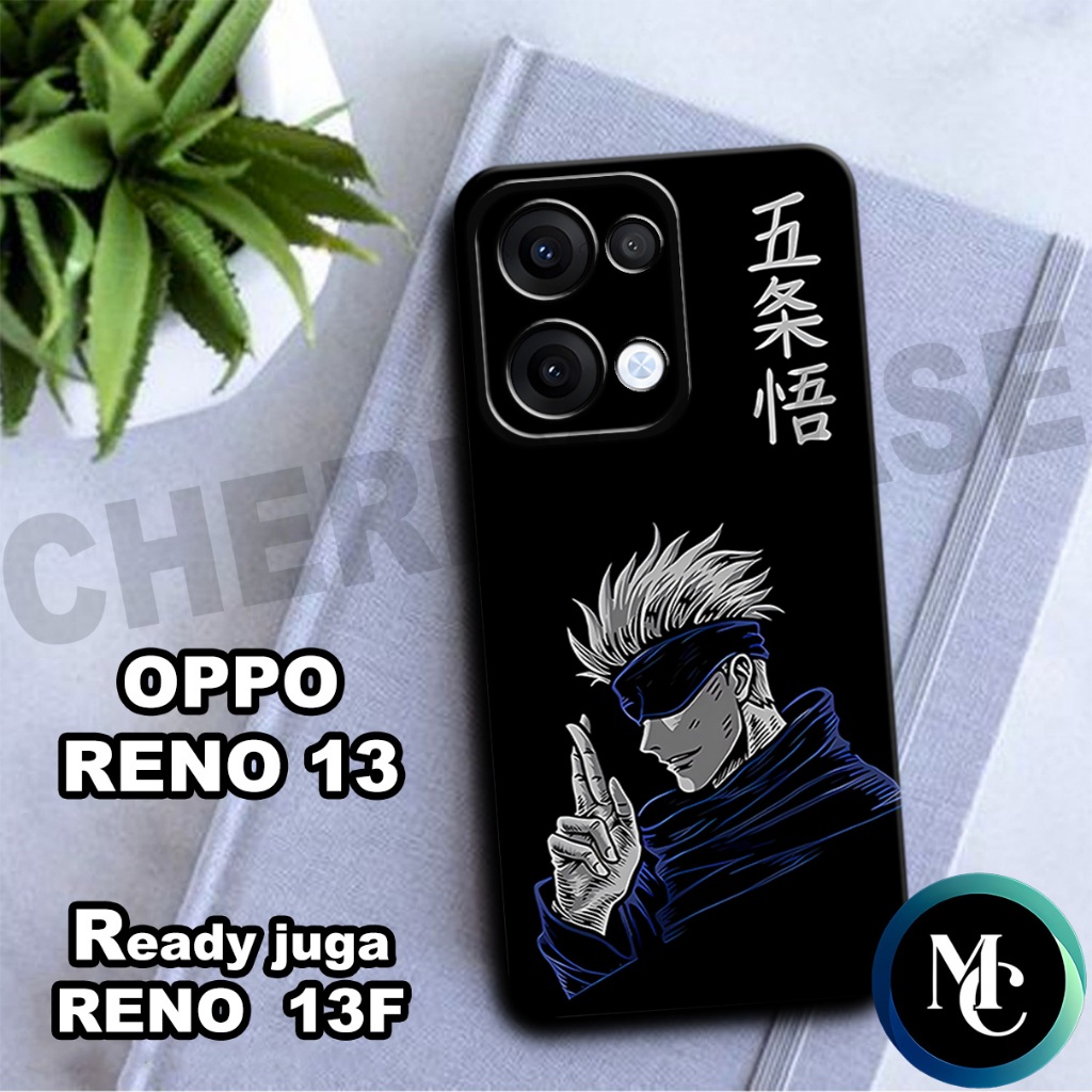 CC7/ ยืดหยุ่นยาง softcase สําหรับ OPPO RENO 13 และ OPPO RENO 13F/ GOJO ANIME Motif/OPPO RENO 13 กรณี