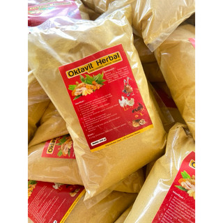 OKTAVIT HERBAL 500GR / JAMU HERBAL AYAM TERNAK UNGGAS / Jamu Ayam Aduan/Jamu unggas.