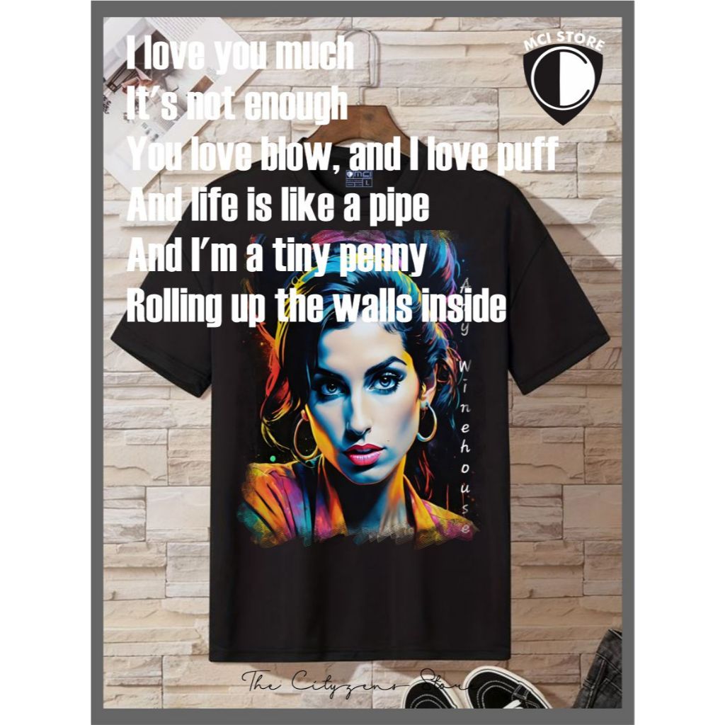 เสื้อยืด Amy Winehouse Eps 1 ชาย/หญิง