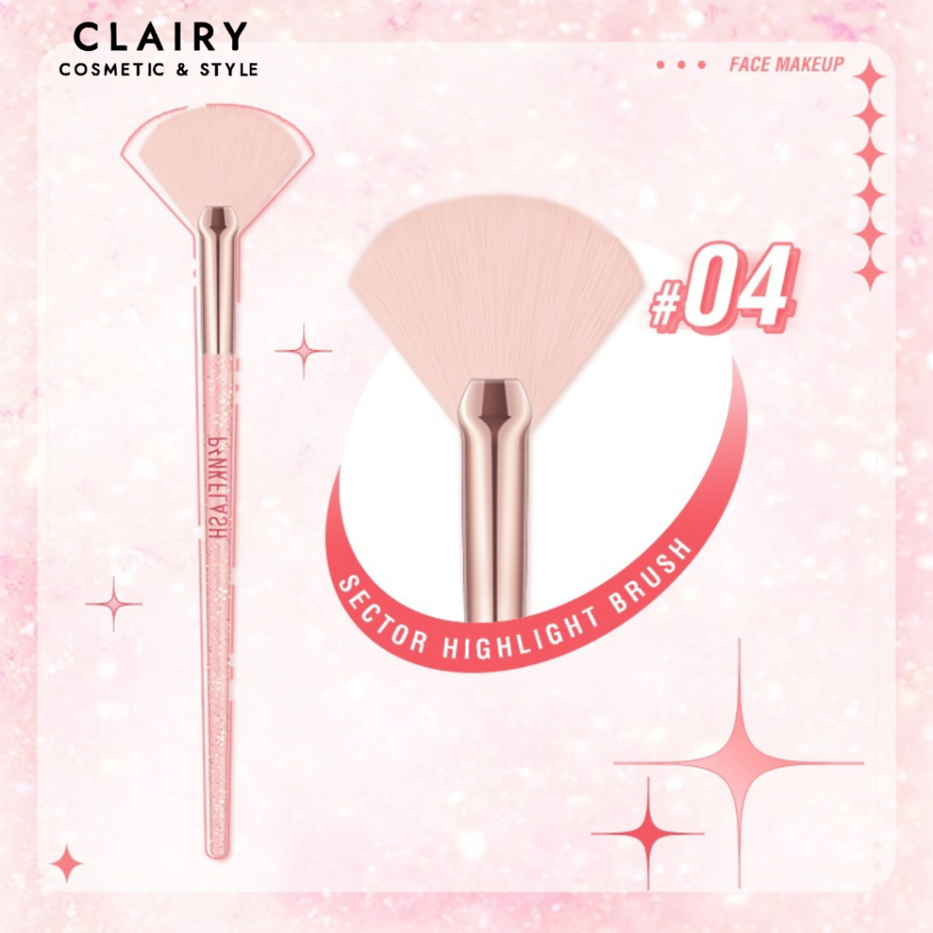 -CLAIRY- PINKFLASH แปรงไฮไลท์หอยเชลล์ PF-T04 04