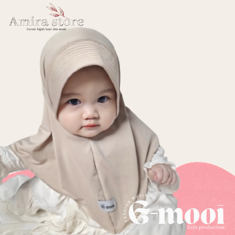 G-MOOI ฮิญาบเด็ก 0 6 เดือน 1-8 ปี BERGO HAMIDA กีฬา CHILDREN เด็ก hijab ทารกแรกเกิด headscarf