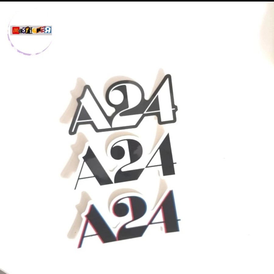 A24 สติ๊กเกอร์โลโก้ diecut สติ๊กเกอร์ cinephile midsor ที่นี่