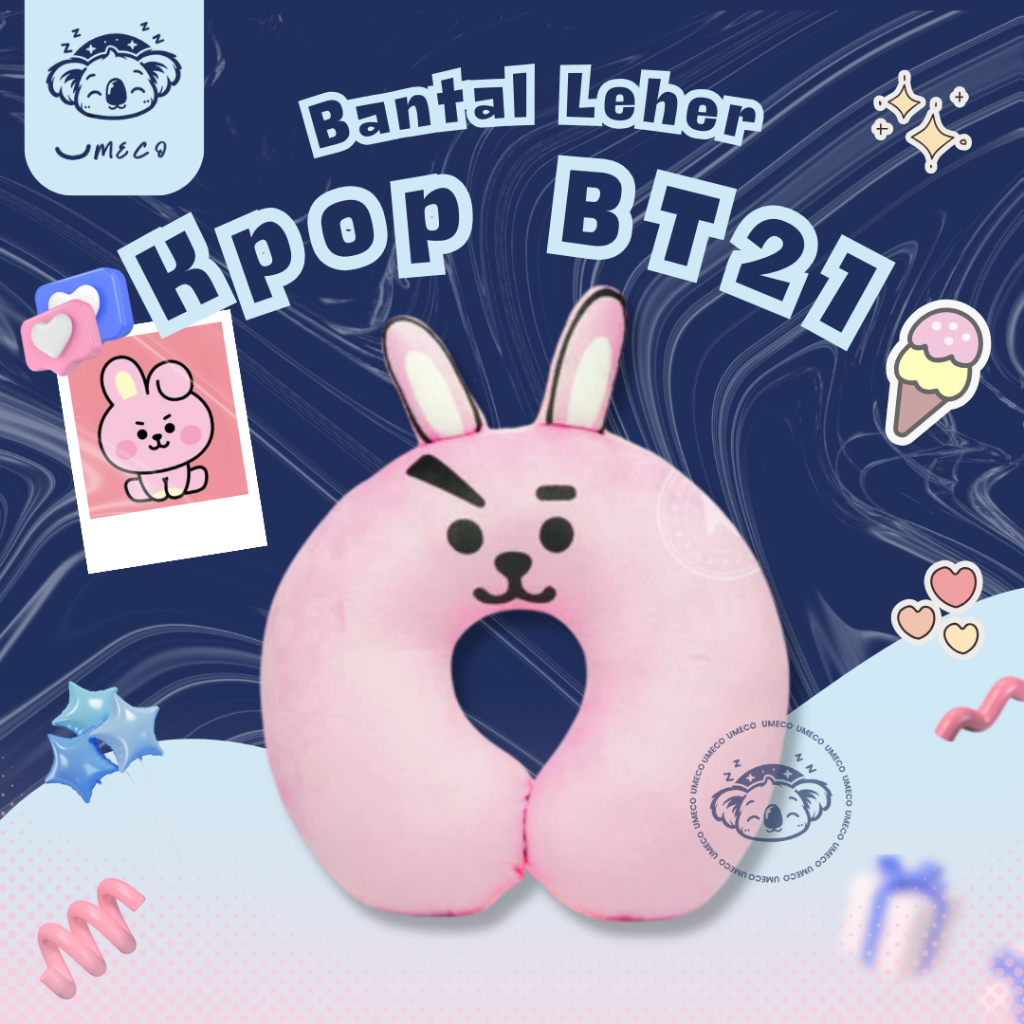 UMECO - หมอนรองคอ Kpop | คอ BT21 - U039