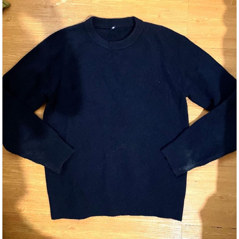 เสื้อกันหนาว UNIQLO Milano Rib Navy