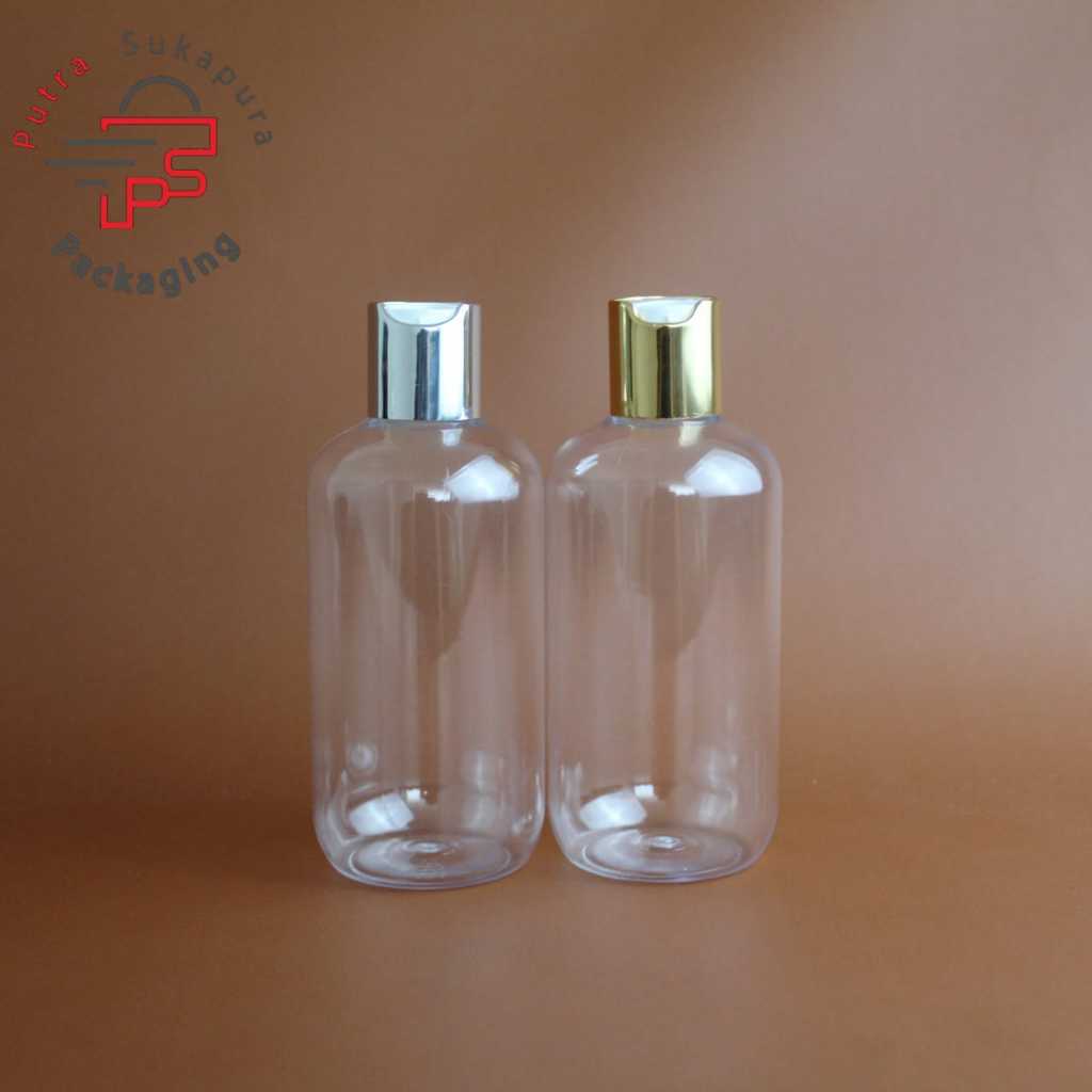 ขวดปุ่มกด smb ธรรมชาติขนาด 250 มล./ ขวดพรีเมียร์ใส 250 มล. พร้อมฝากดอลูมิเนียมคอ 24 ใบ