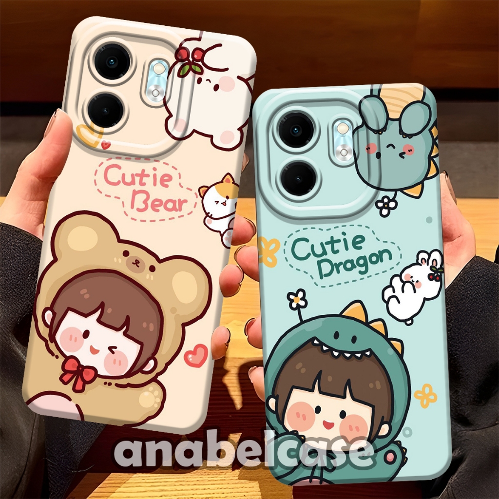 Softcase INFINIX SMART 9 4G - INFINIX HOT 50i 4G Motif Roro Jump เคสยืดหยุ่นล่าสุด เคสปัจจุบัน [SMC0