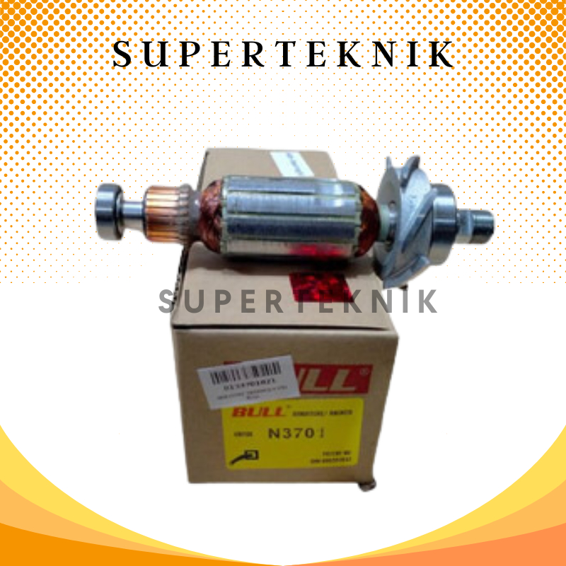 MESIN Bull Armature N3701 Makita N 3701 Trimmer Profile Armature / Armature / Rotary BULL N3701 Trim